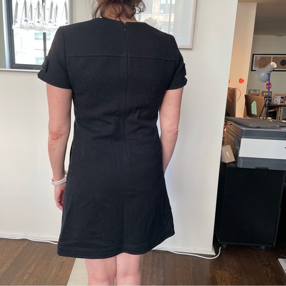 Black wool Paul & Joe Paris dress with great detail. Size 40 - Picture 5 of 5